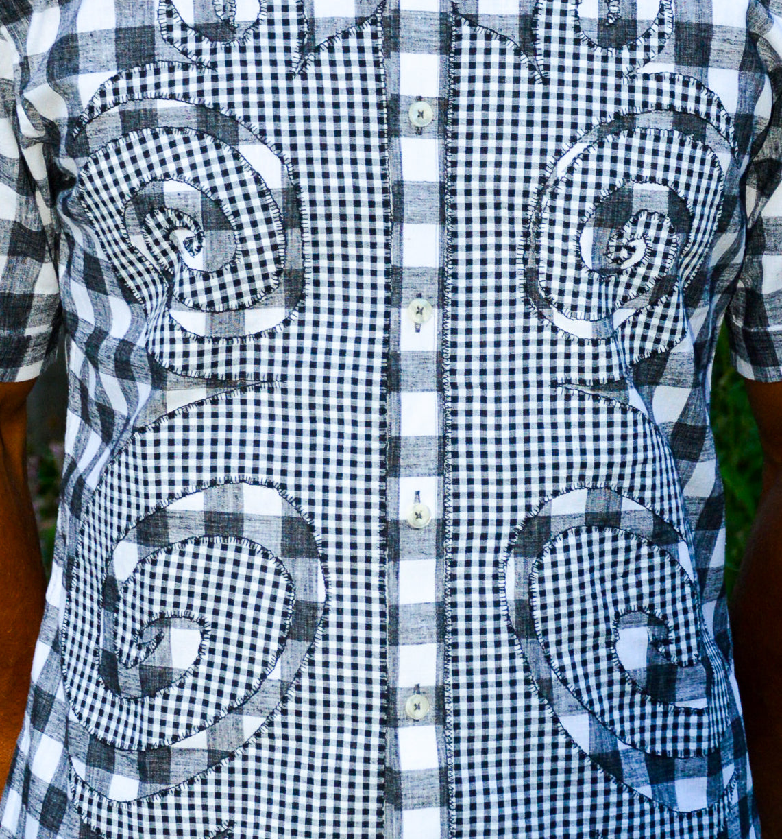 Gingham Spiral Shirt
